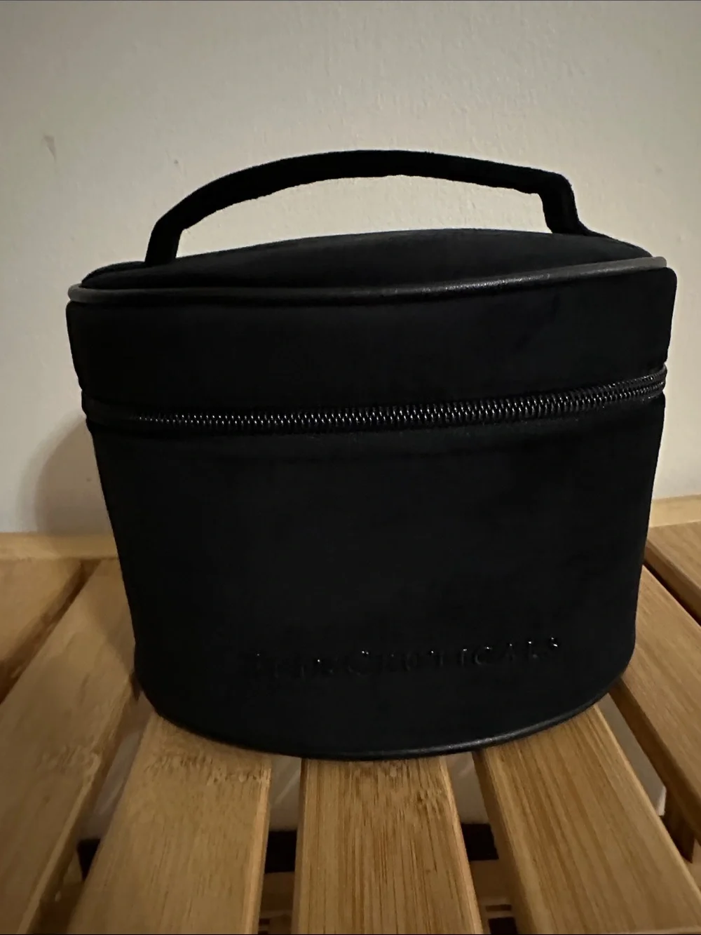 SkinCeuticals Black Structured Travel Vanity Case with Top Handle